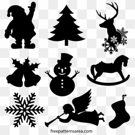 Christmas Ornament Silhouette, HD Png Download - christmas ball vector png