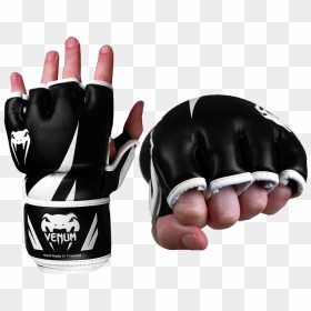 Mma Punch Transparent - Mma Gloves On Hand, HD Png Download - punch hand png