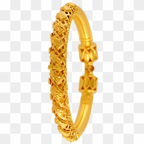 22kt Yellow Gold Bangle For Women - Pc Chandra Gold Bala, HD Png Download - png jewellers bangle designs