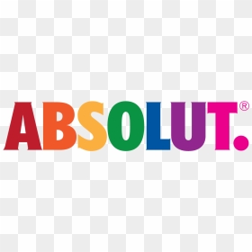 Absolut Vodka Rainbow Logo, HD Png Download - rainbow logo png