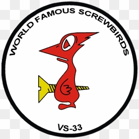 Vs-33 World Famous Screwbirds - Vs 33 Screwbirds, HD Png Download - famous png