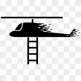 Vector Illustration Of Helicopter Rotorcraft Applies - Airplane, HD Png Download - drone vector png