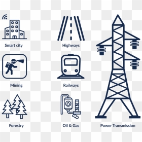 Electric Tower Png, Transparent Png - drone vector png