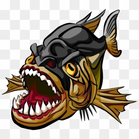 Fish Monster Vector Png, Transparent Png - water monster png