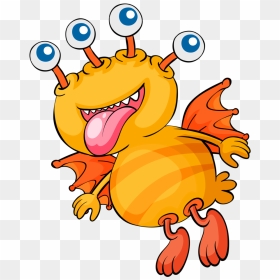 Four Eyes Monster Cartoon - Монстры Детские, HD Png Download - water monster png