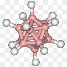 Dodecaborane 3d Balls - B12h12 Structure, HD Png Download - famous png