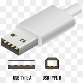 Size Of Usb Connector, HD Png Download - usb port png