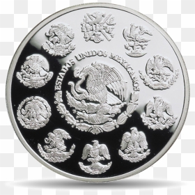 Precio Onza De Plata Banco Azteca , Png Download - Coin, Transparent Png - azteca png