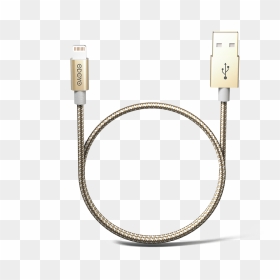 2-meter Metallic Mfi Lightning To Usb Cable - Usb Cable, HD Png Download - usb port png