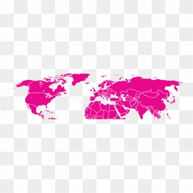 Map Of The World To Trace, HD Png Download - mit png