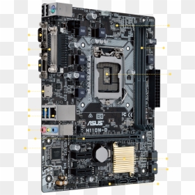 1 Com Port - Asus H110m D, HD Png Download - usb port png