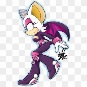 Rouge The Bat-sonic Heroes Costume - Outfit Rouge Sonic Heroes, HD Png Download - rouge the bat png