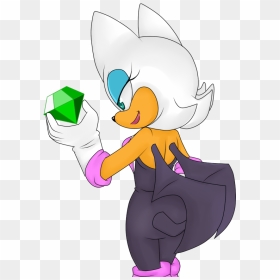 Rouge Is Back - Rouge The Bat Back, HD Png Download - rouge the bat png