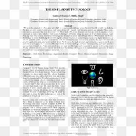 Document, HD Png Download - sixthsense.png