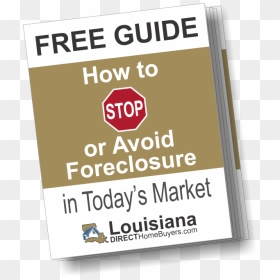 5 Ways To Stop Foreclosure Report - Stop Sign, HD Png Download - foreclosure png