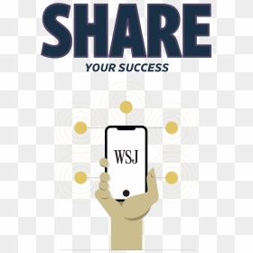 Share Your Success With Wsj - Poster, HD Png Download - wsj logo png