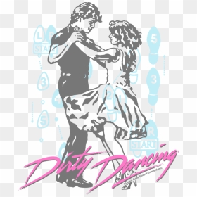 Transparent Patrick Swayze Png - Silhouette Dirty Dancing, Png Download - dirty dancing png