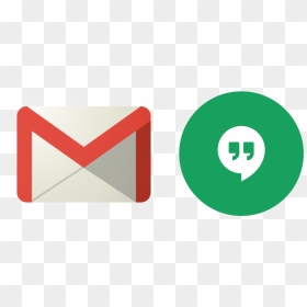 How To Block Someone On Gmail And Hangouts - Logo Gmail Et Hangouts, HD Png Download - google hangouts logo png