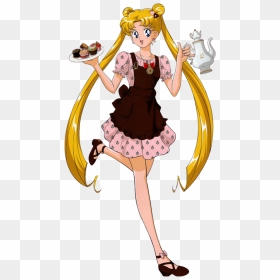 Tsukino Usagi - Sailor Moon Cafe Usagi, HD Png Download - usagi tsukino png