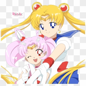 Png-usagi Tsukino Y Chibiusa, Transparent Png - usagi tsukino png