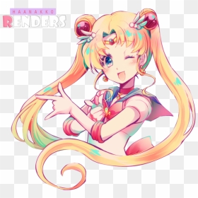 Render Usagi Tsukino - Cartoon, HD Png Download - usagi tsukino png