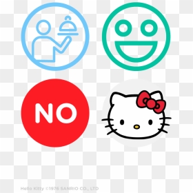 Hello Kitty, HD Png Download - straight face emoji png