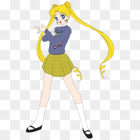 Serena/usagi Tuskino As Darla Sherman - Cartoon, HD Png Download - usagi tsukino png