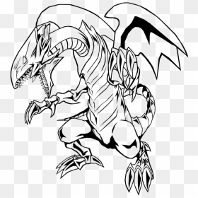 Black And White Dragon - Yugioh Blue Eyes White Dragon Coloring Pages, HD Png Download - dragon eye png