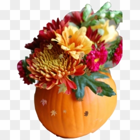 #autumn #fall #pumpkin #table #centerpiece #autumnswag - Pumpkin Flower Arrangements Diy, HD Png Download - centerpiece png