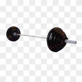 Powertec Olympic Grip 300lb Weight Set - Weightlifting, HD Png Download - weight bar png
