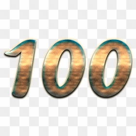 100 Number Design Png - 100 Number Design, Transparent Png - +100 png