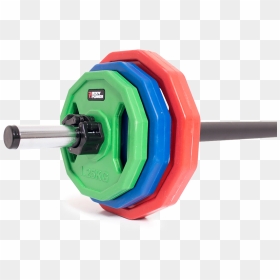 Body Power Classic Rubber Studio Barbell Set - Bodypower Studio Weights, HD Png Download - weight bar png