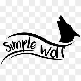 Simple Wolf - Simple Wolf Design, HD Png Download - wolf print png
