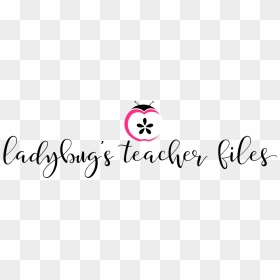 Ladybug"s Teacher Files - Calligraphy, HD Png Download - clover border png