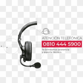 Sucursal Virtual - Headphones, HD Png Download - atencion atencion png