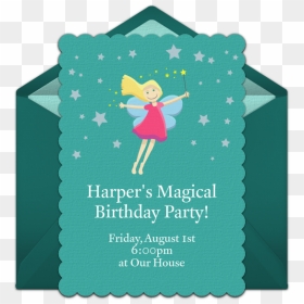 Sample Of Birthday Invitation Envelope, HD Png Download - peppa pig fairy png