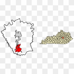 Madison County Kentucky Incorporated And Unincorporated - Casey County Kentucky, HD Png Download - kentucky outline png