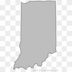 Indiana Outline Transparent, HD Png Download - kentucky outline png
