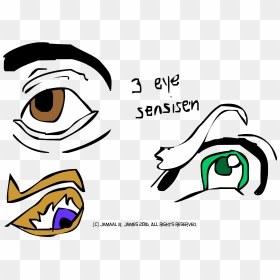 3 Eye Character Design Drawn By Cartoonist Jamaal R, HD Png Download - spiderman eyes png