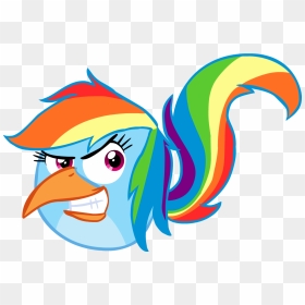 1200 X 800 1 - Mlp Angry Birds Rainbow Dash, HD Png Download - angry birds movie png