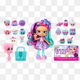 57335 57423 Spkd Super Shoppie Macy Macaron O Fep - Shopkins Dolls Names, HD Png Download - shopkins wishes png