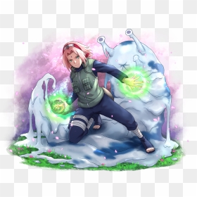 #sakura#sakura Haruno #pro Sakura Haruno #blazing#naruto - Sakura Back To Back Naruto Blazing, HD Png Download - uchiha crest png