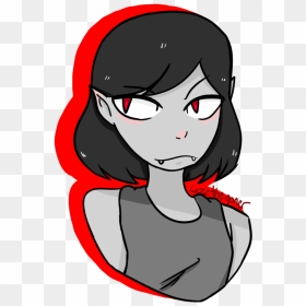 Transparent Haircut Png - Cool Easy Vampire Drawings, Png Download - marceline png