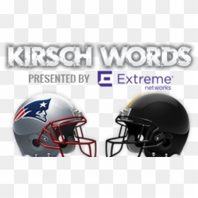 320 Kirsch Words Helmets Articles Steelers - New England Patriots, HD Png Download - steelers helmet png