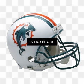 Dolphins Helmet Png - Miami Dolphins Dolphin Helmet, Transparent Png - steelers helmet png