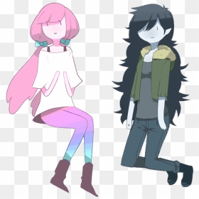 Fionna X Princess Bubblegum, HD Png Download - marceline png