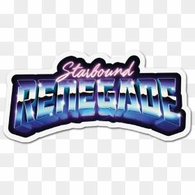 Starbound Renegade Sticker - Graphic Design, HD Png Download - starbound logo png