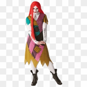 Adult Sally Halloween Costume Sc 1 St Jokers Masquerade - Halloween Costume Sally Nightmare Before Christmas, HD Png Download - nightmare before christmas sally png
