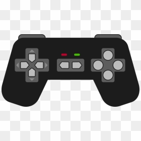 Gamepad Black - Clip Art Gaming Controller, HD Png Download - d pad png