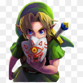 The Crossover Game Wikia - Majora's Mask Young Link, HD Png Download - fierce deity link png